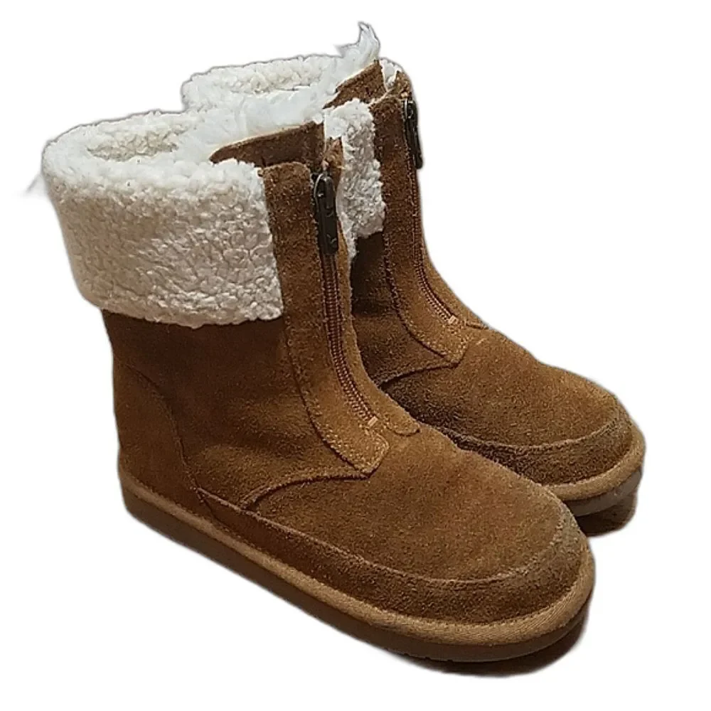 Koolaburra by Ugg Lytta GIRLS SZ 1 Boots, Short Tan Shearling, 1121540k